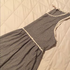 striped tank with babydoll bottom